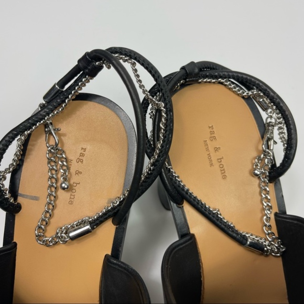 rag & bone Black Leather Heels - Picture 8 of 11